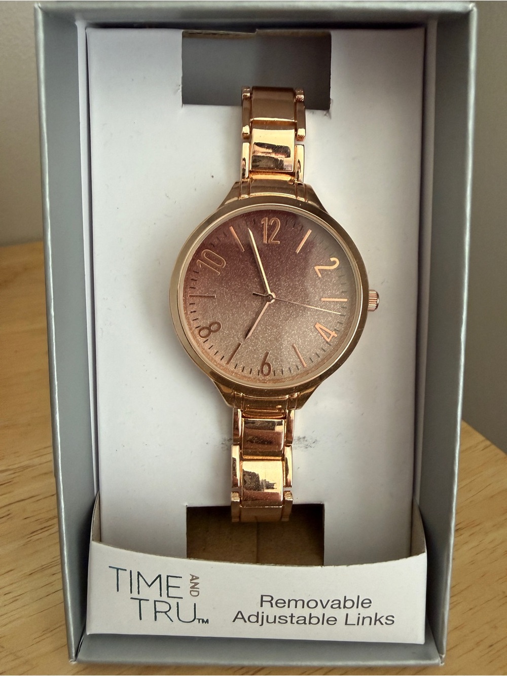 TIME AND TRU Rose Gold Women's Bracelet Watch | New in Box